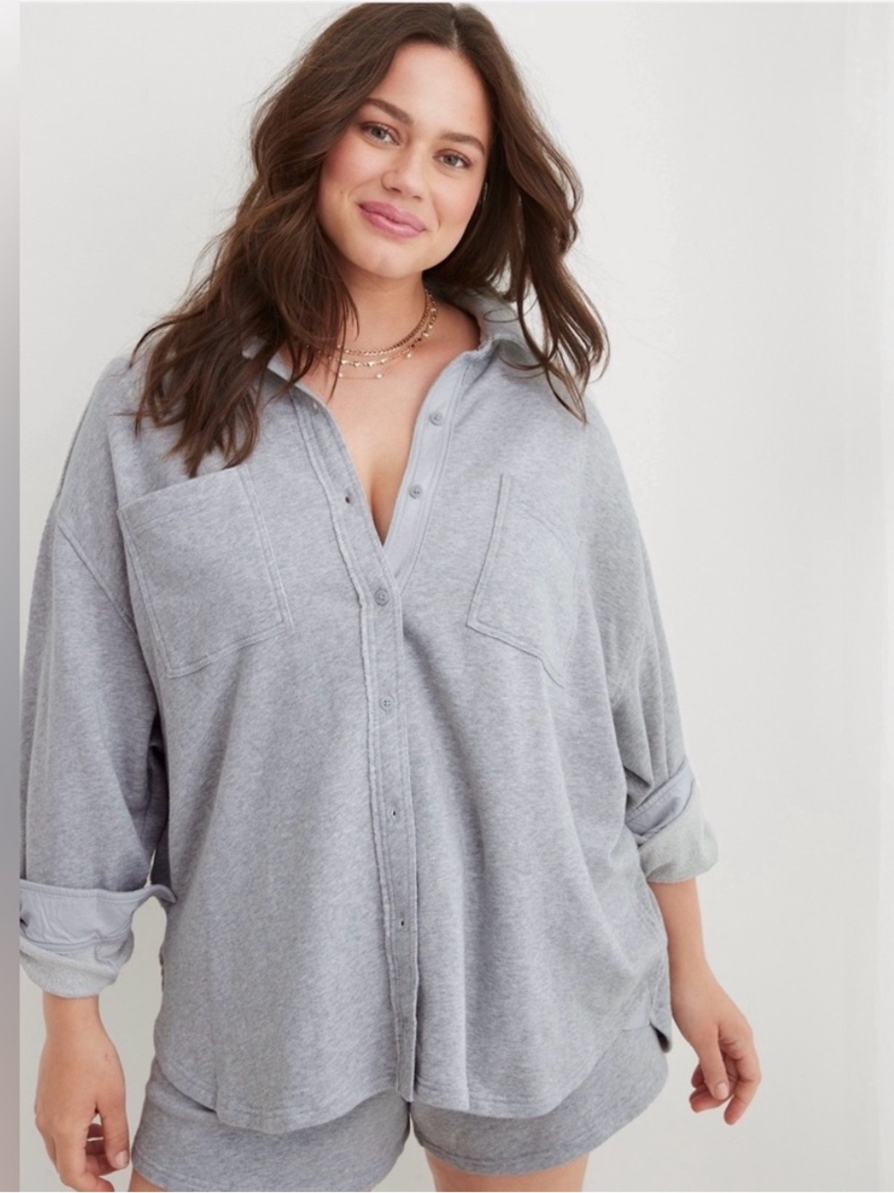 Aerie | Fleece | Lumber Jane | Button Up
